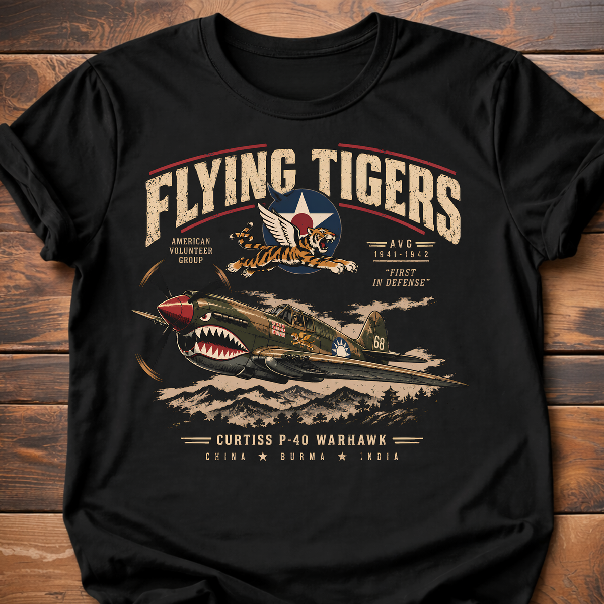 Flying Tigers Graphic T-Shirt