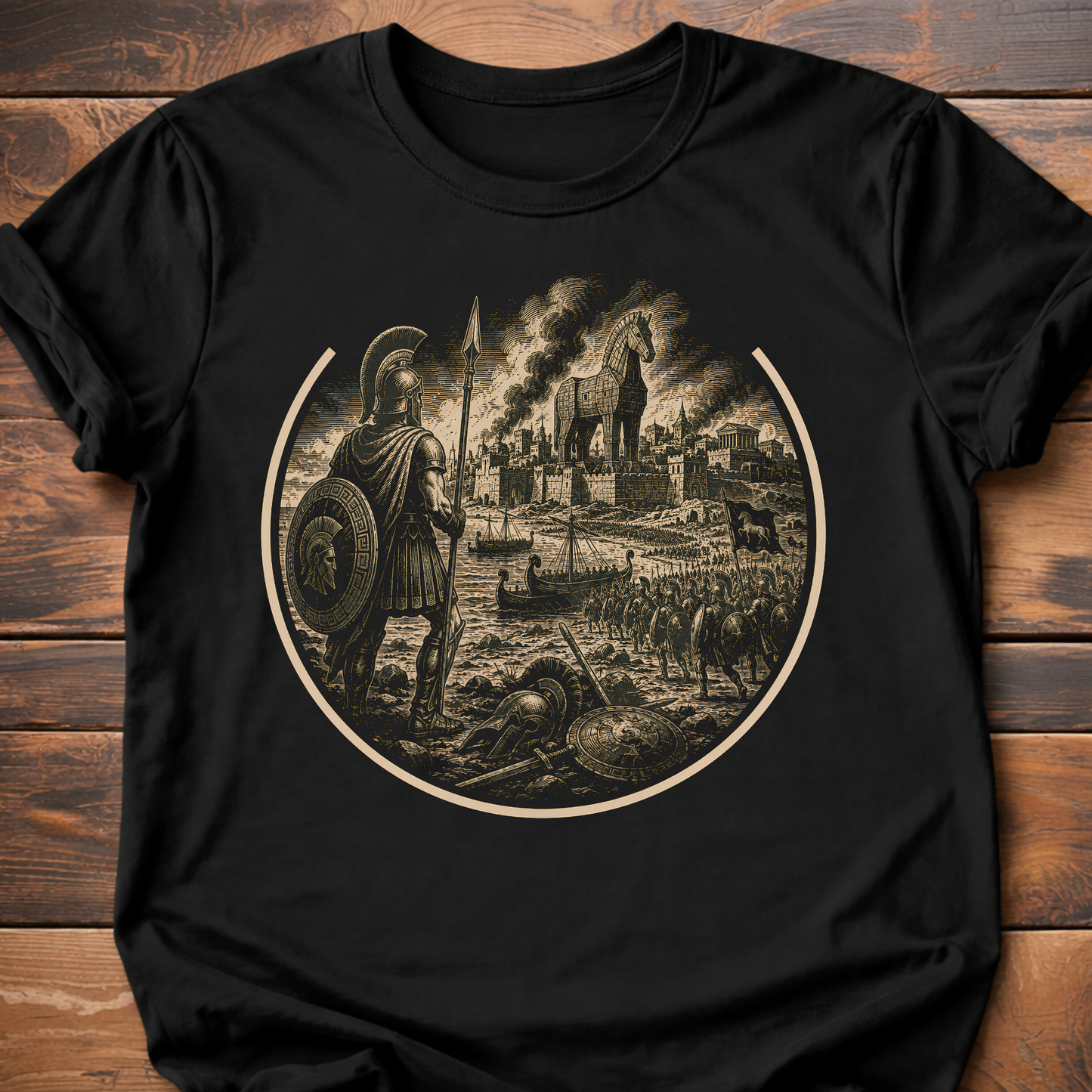 Fields of Valor Trojan War T-Shirt