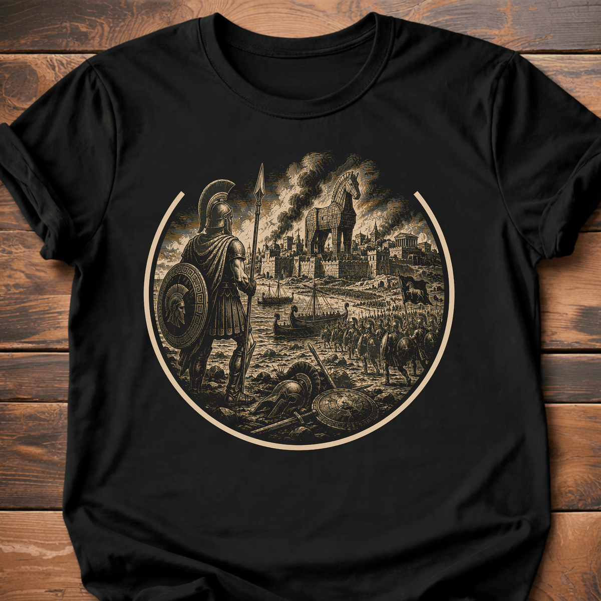 Fields of Valor Trojan War T-Shirt