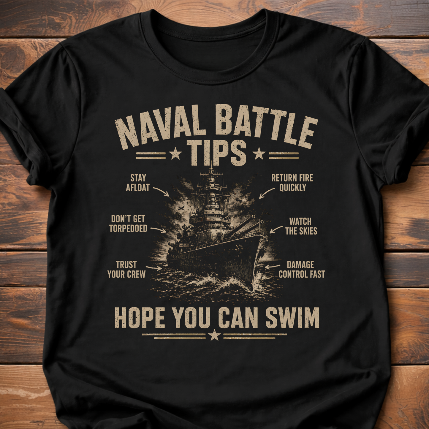 Naval Battle Tips T-Shirt