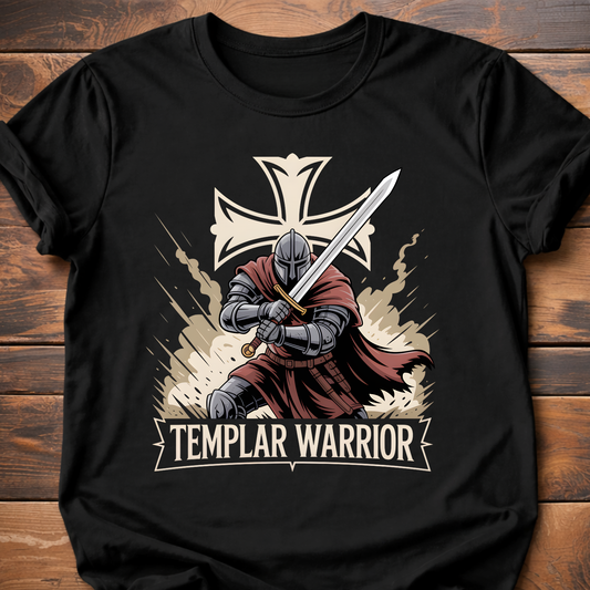 Templar Warrior Graphic T-Shirt
