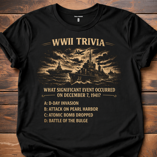 WW2 Trivia December 7 T-Shirt