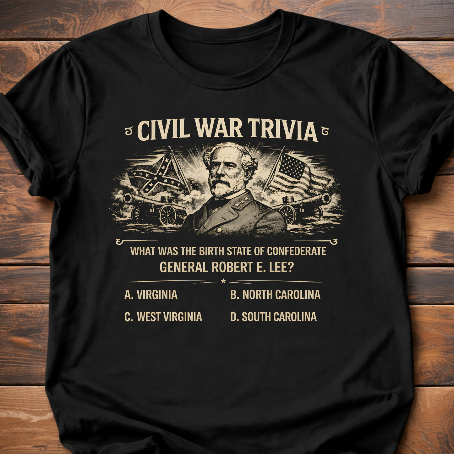 Civil War Trivia Robert E Lee T-Shirt