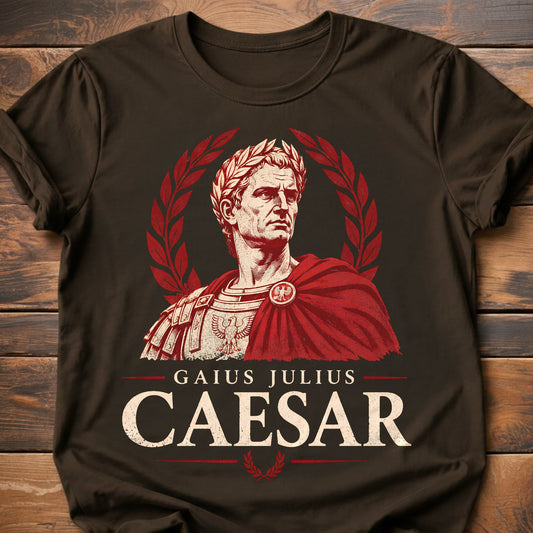 Caesar Graphic T-Shirt - Dark Chocolate