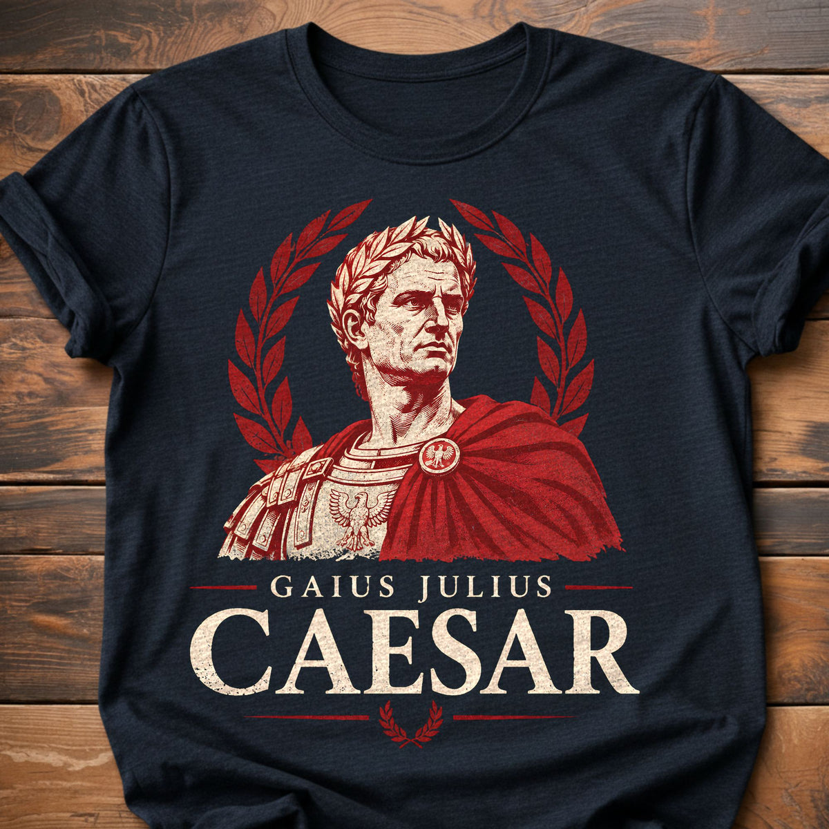 Caesar Graphic T-Shirt - Heather Navy