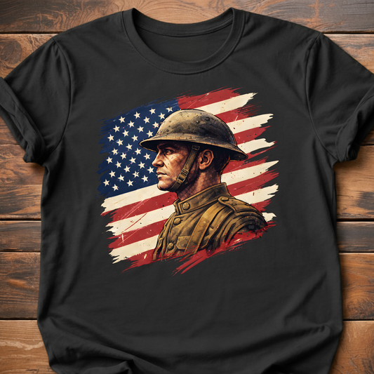 WWI US Soldier Flag T-Shirt