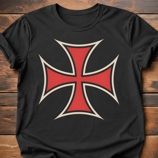 Templar Cross Graphic T-Shirt