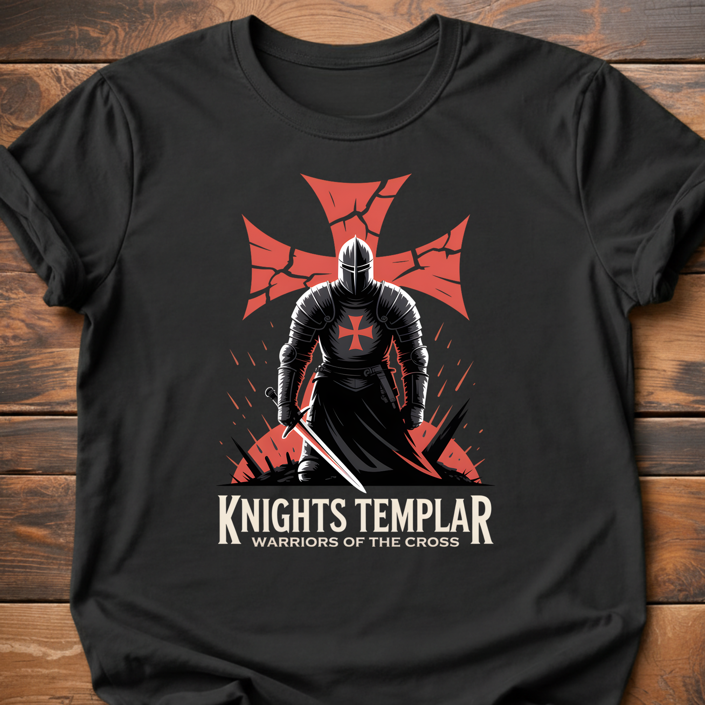 Templar Warrior Graphic T-Shirt