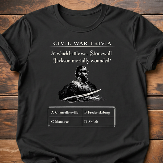Civil War Stonewall Jackson T-Shirt
