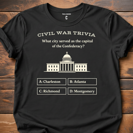 Civil War Confederacy Trivia T-Shirt
