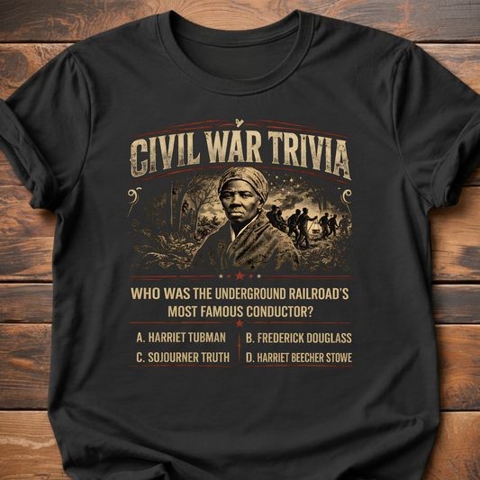 Civil War Trivia Underground Railroad T-Shirt