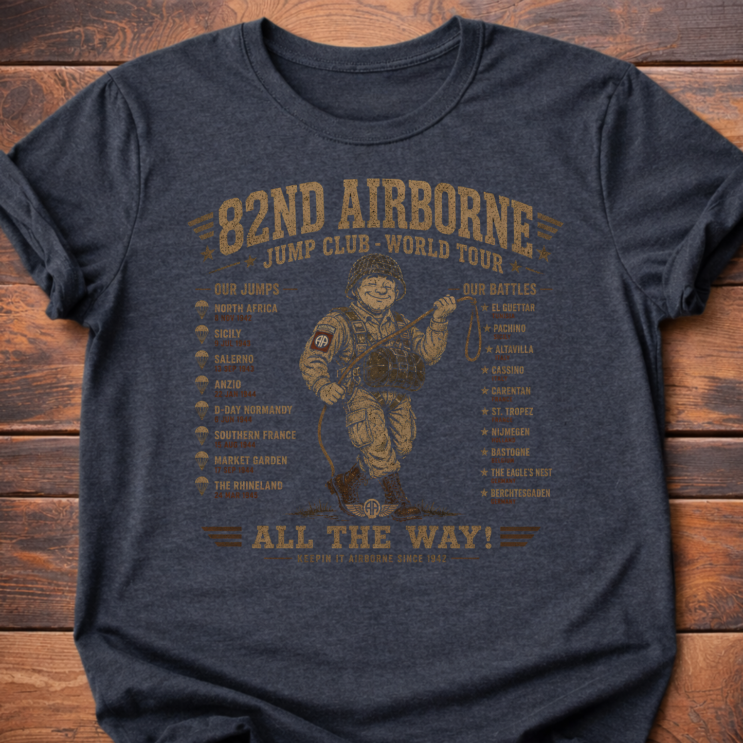 82nd Airborne World Tour T-Shirt