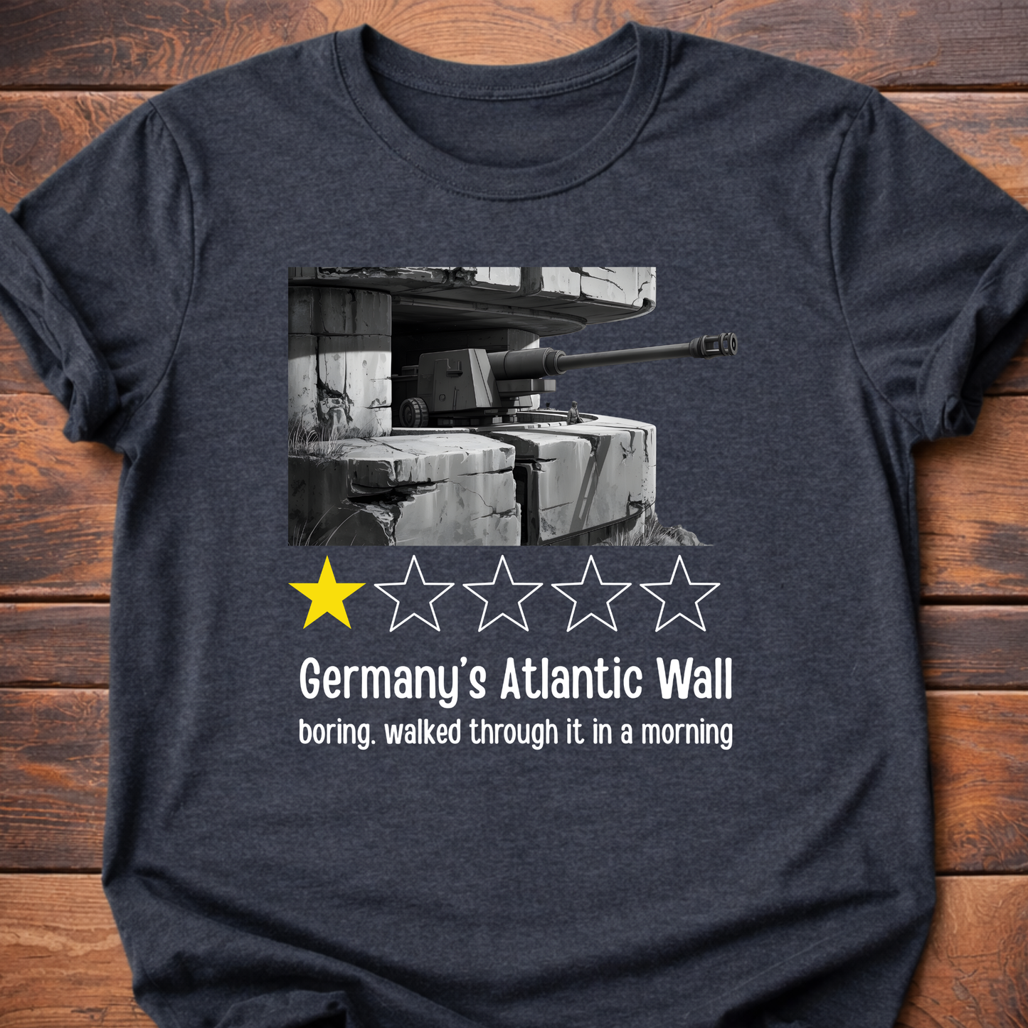 Atlantic Wall Funny T-Shirt