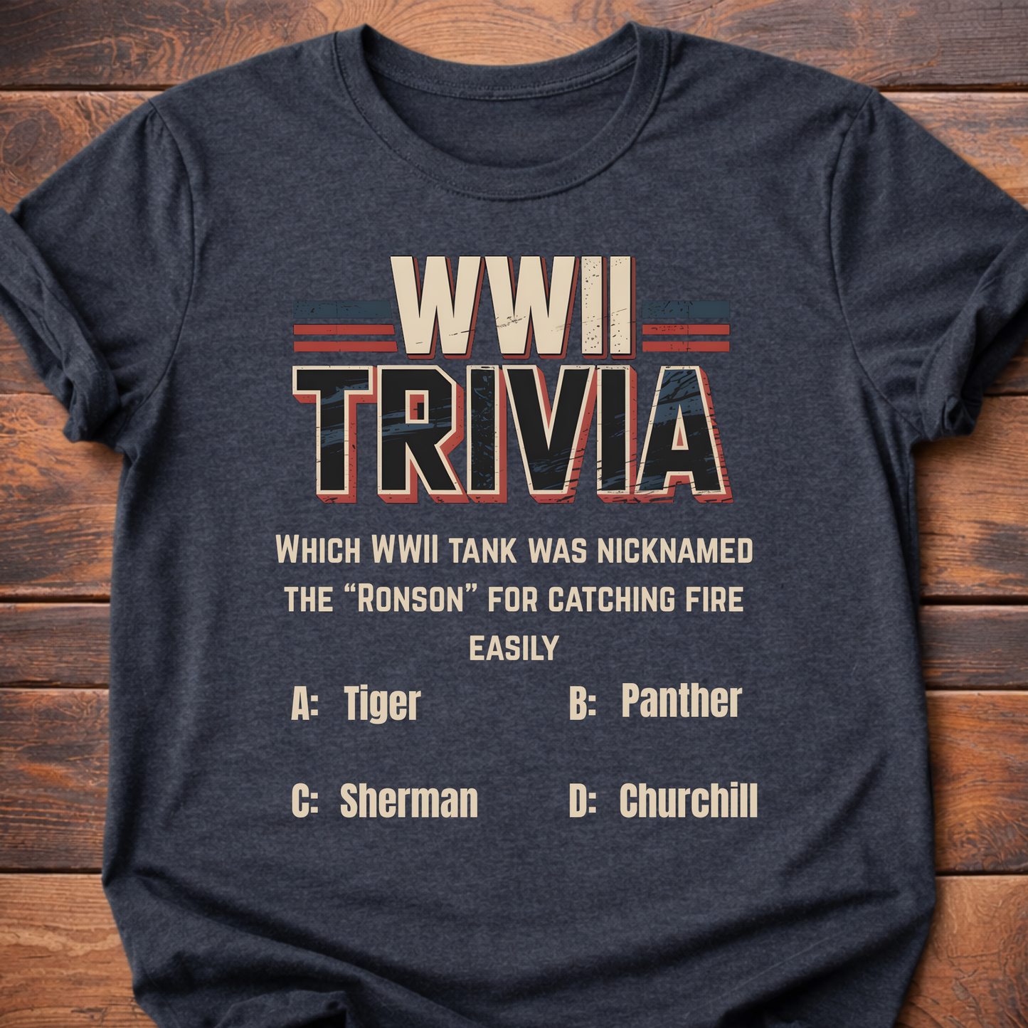 WWII Tank Trivia T-Shirt
