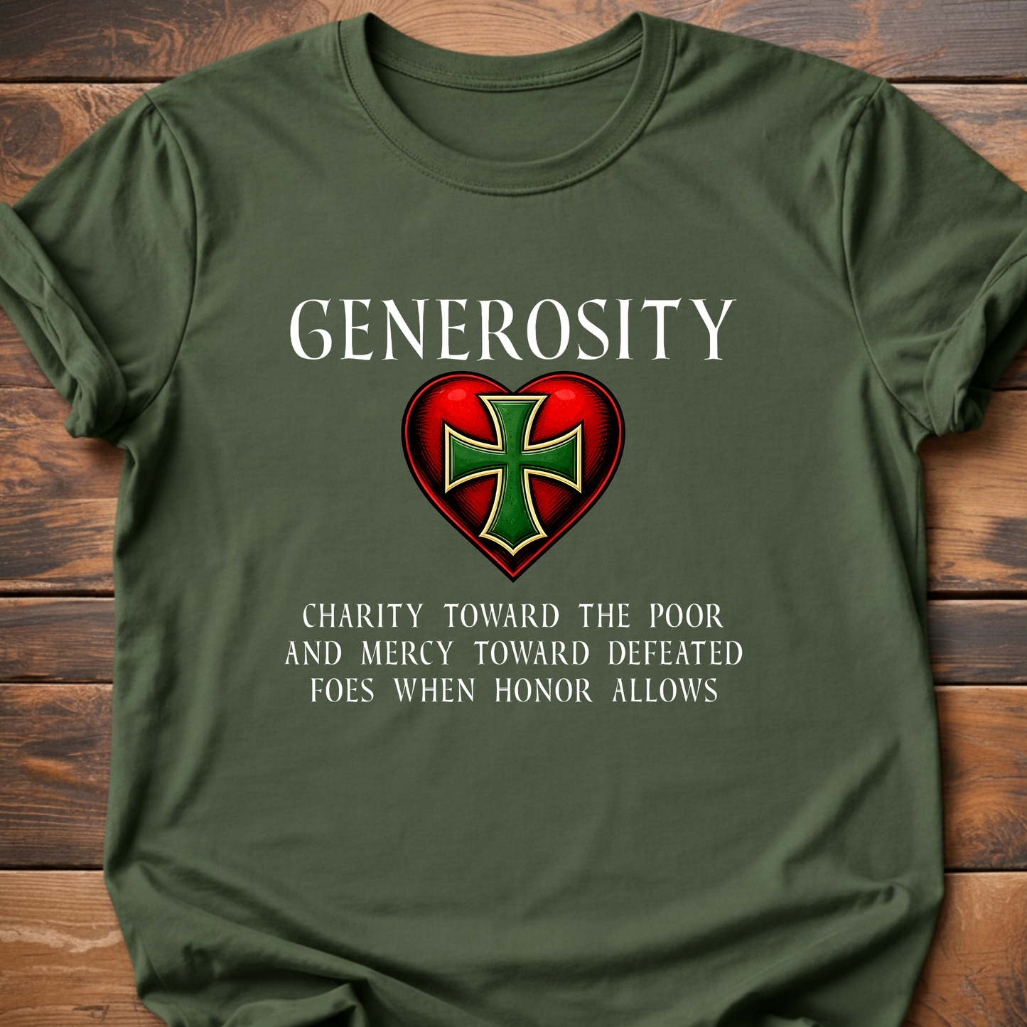 Virtues of Chivalry Generosity T-Shirt
