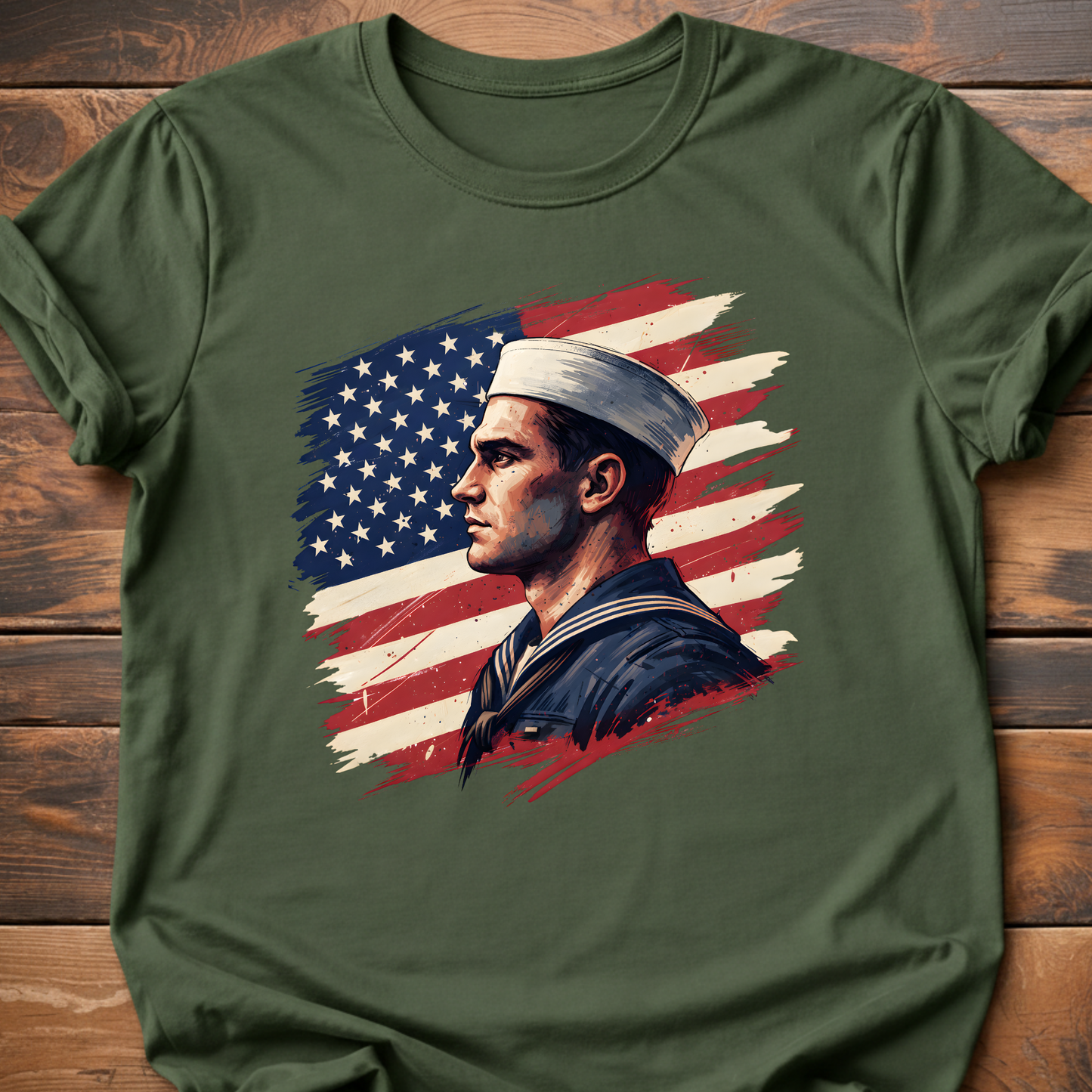 WWII US Sailor Flag T-Shirt