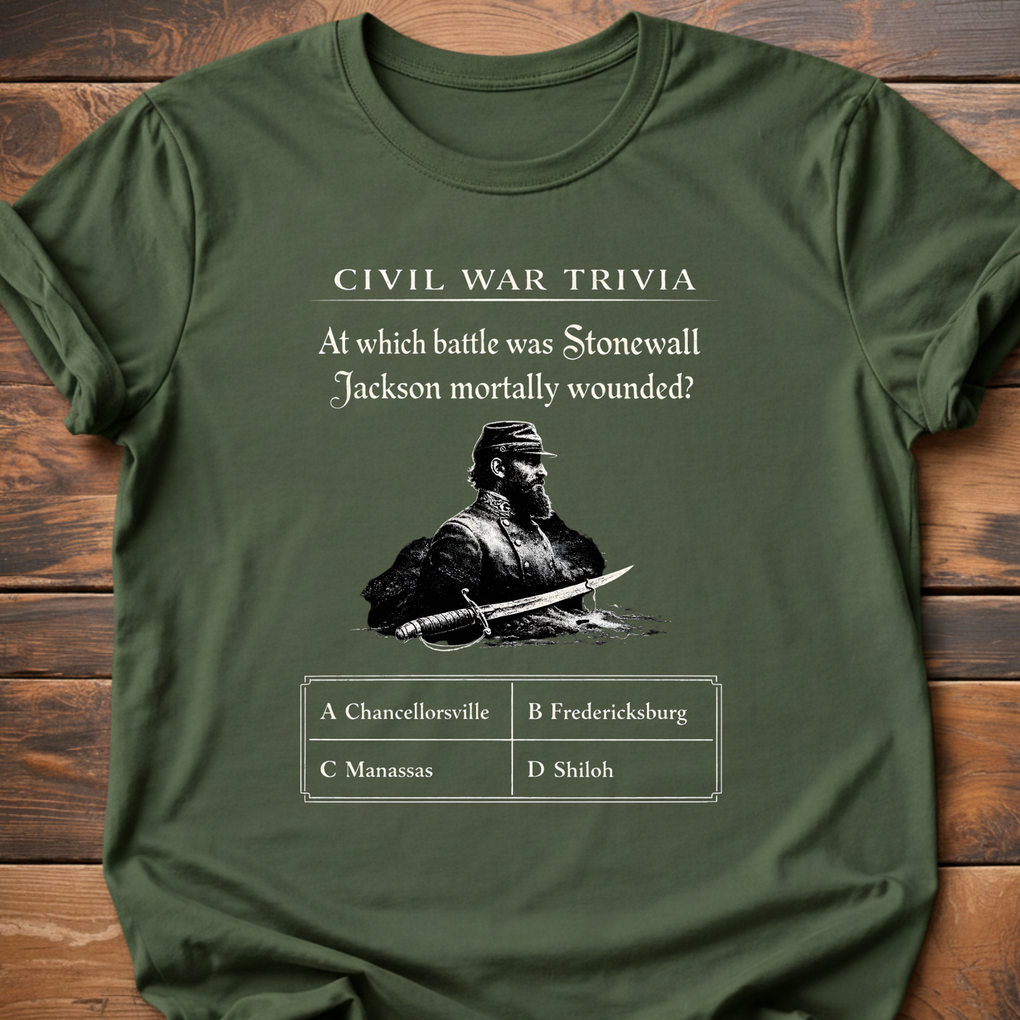 Civil War Stonewall Jackson T-Shirt
