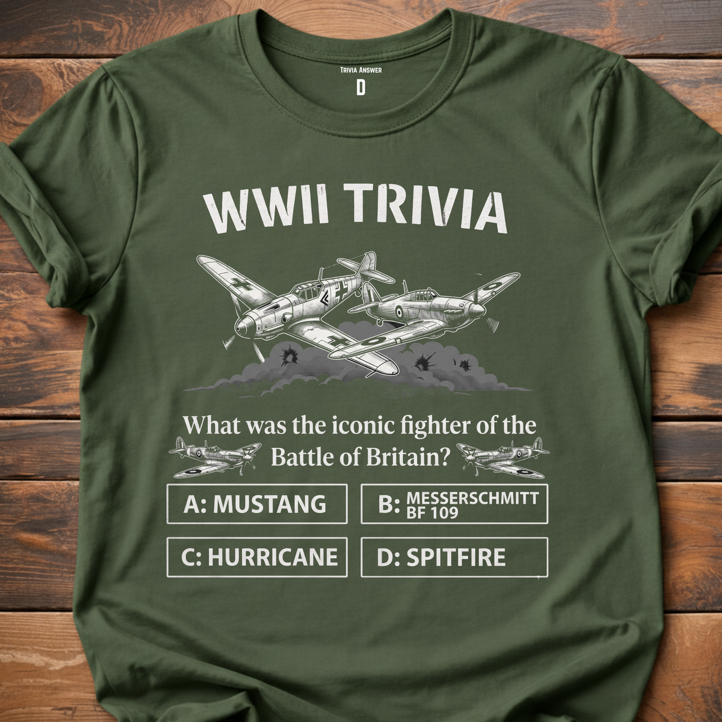 WW2 Triva Battle of Brittain T-Shirt