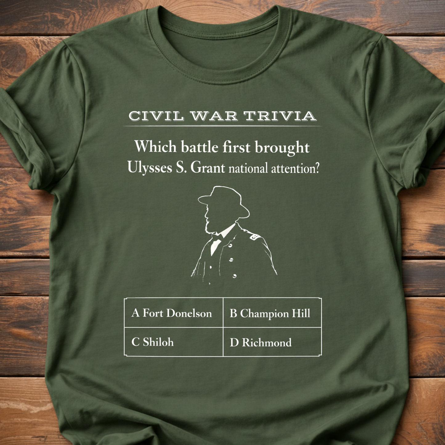 Civil War Trivia Grant T-Shirt