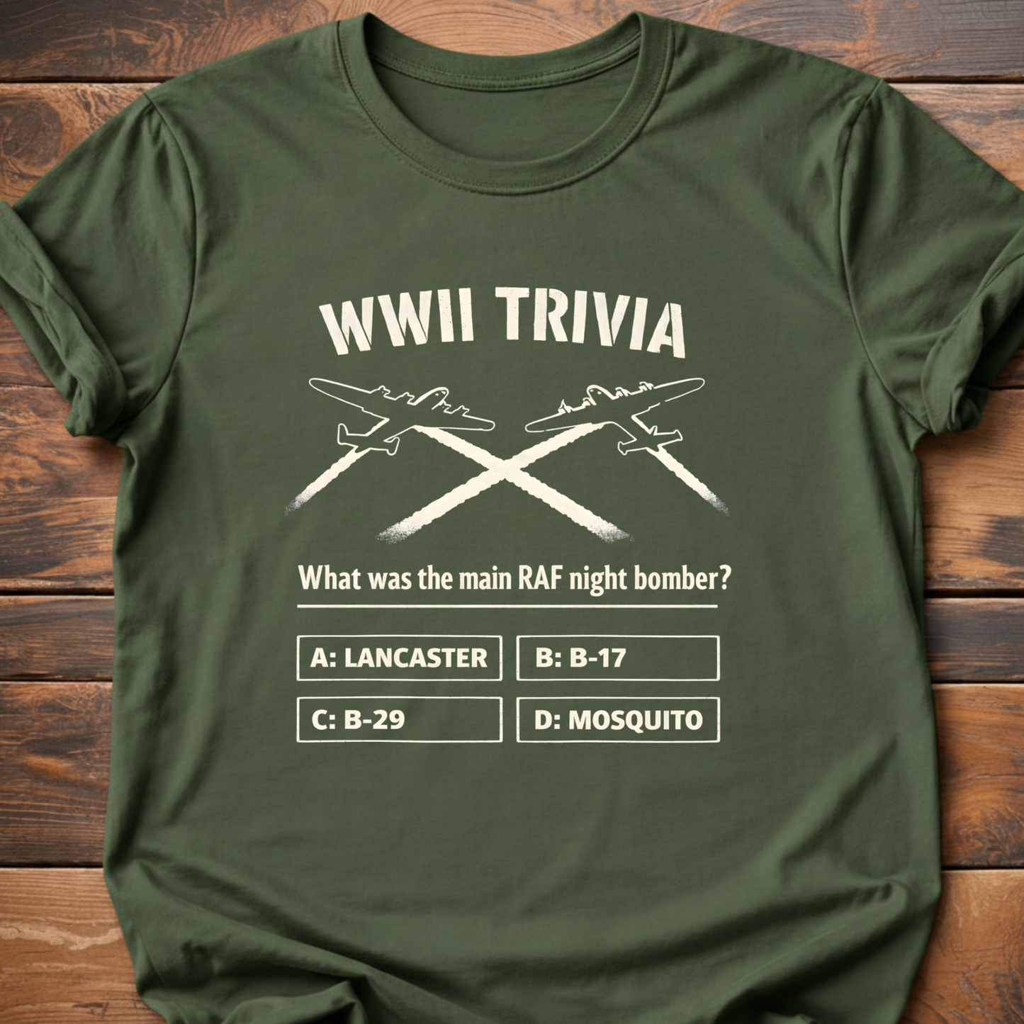 WWII Trivia RAF Question T-Shirt