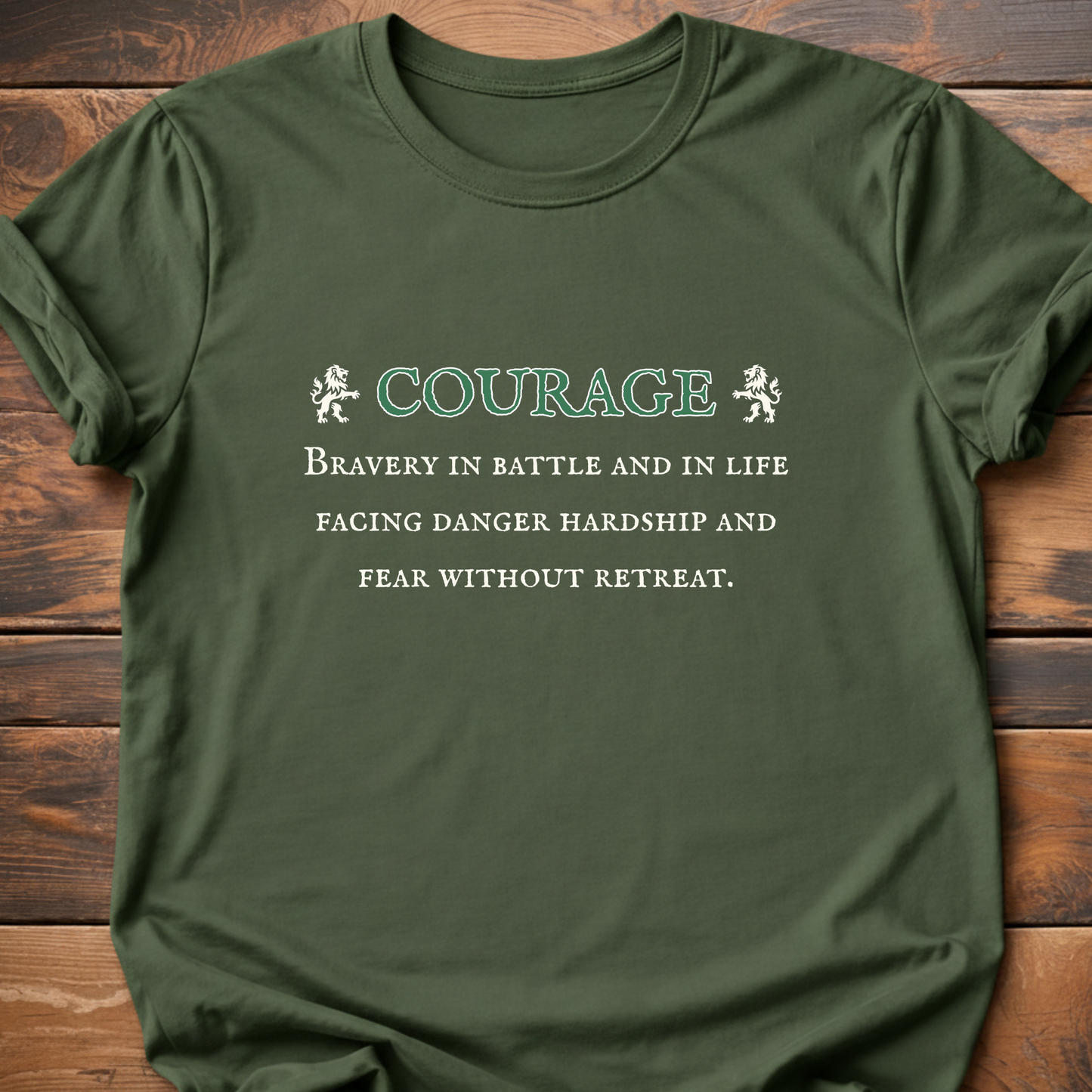 Virtues of Chivalry Courage T-Shirt