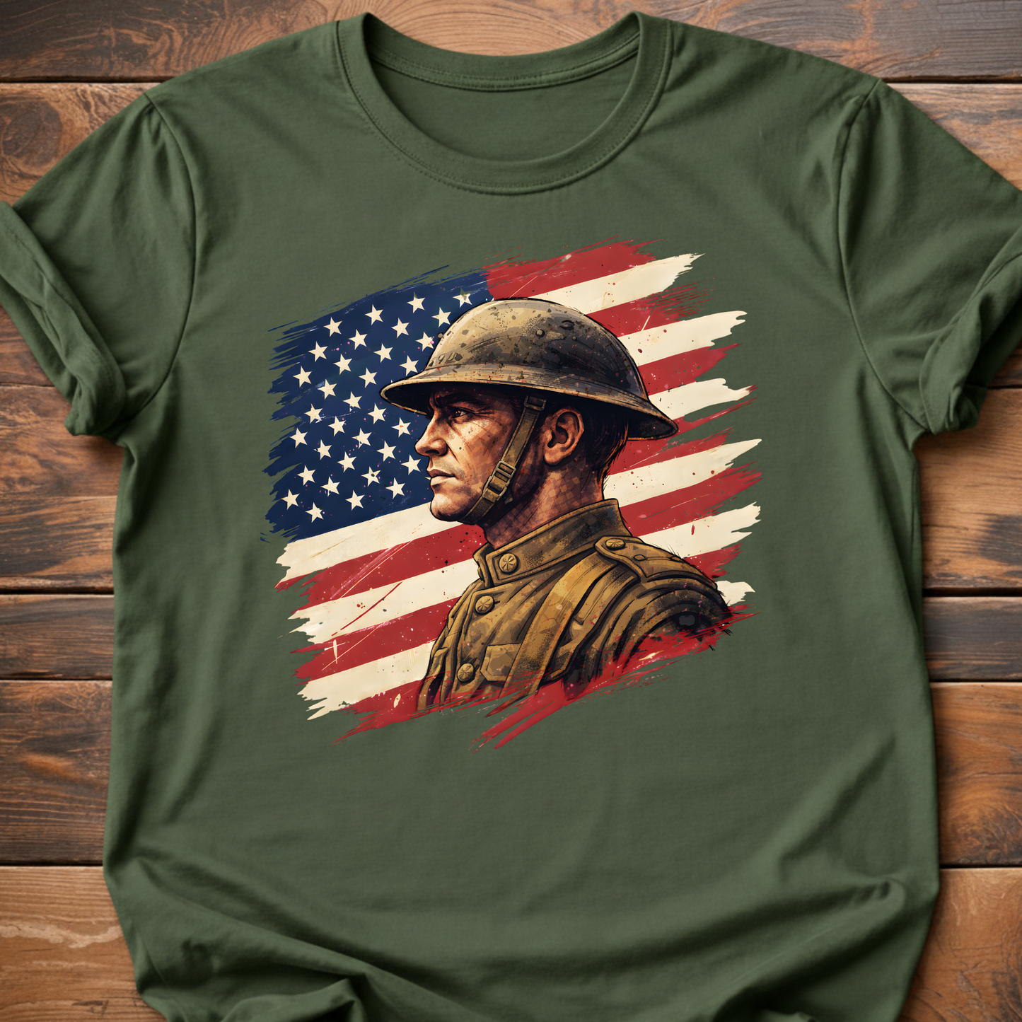 WWI US Soldier Flag T-Shirt