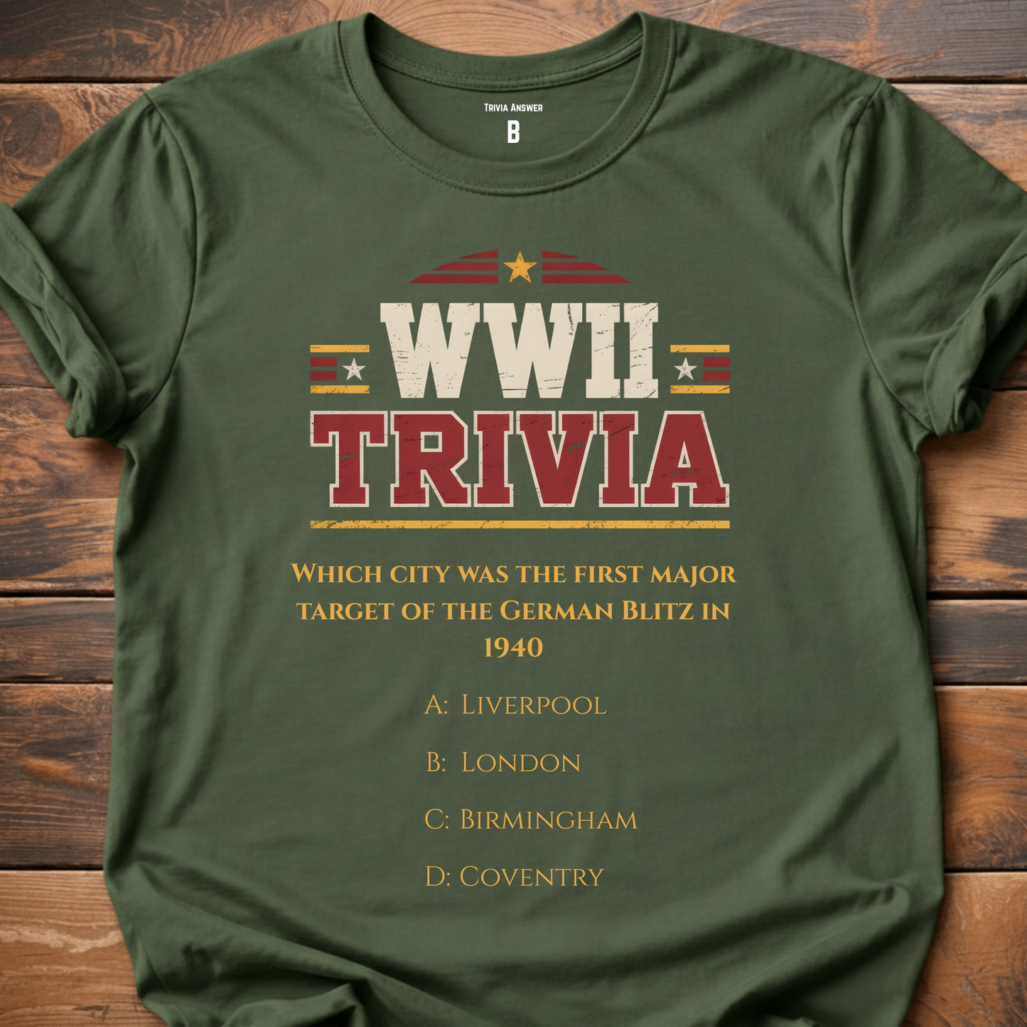 WWII Blitz TriviaT-Shirt