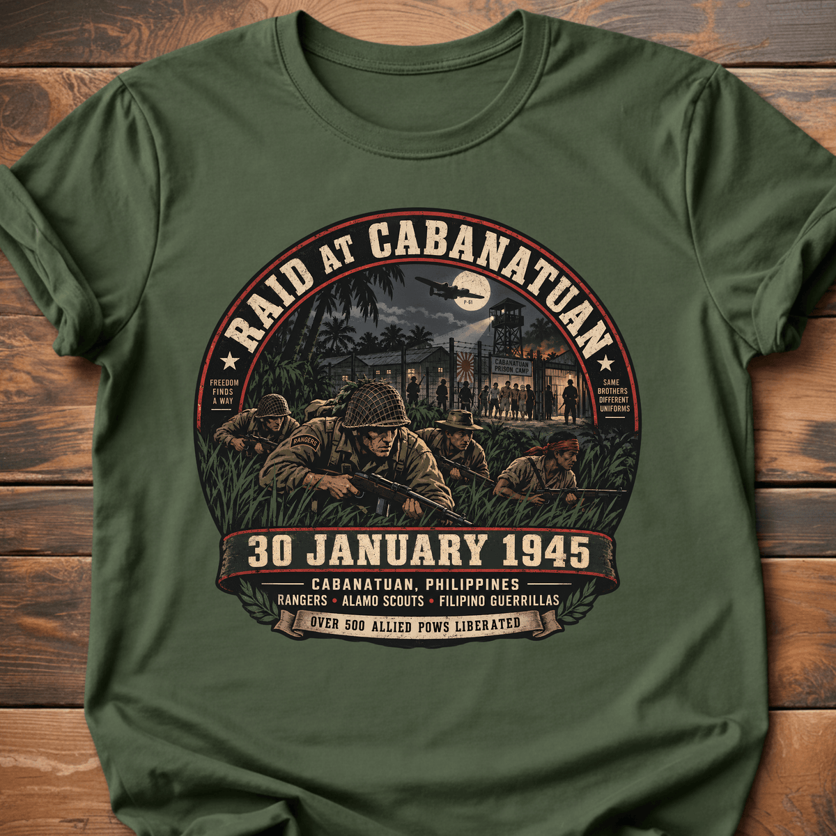 Raid at Cabanatuan T-Shirt