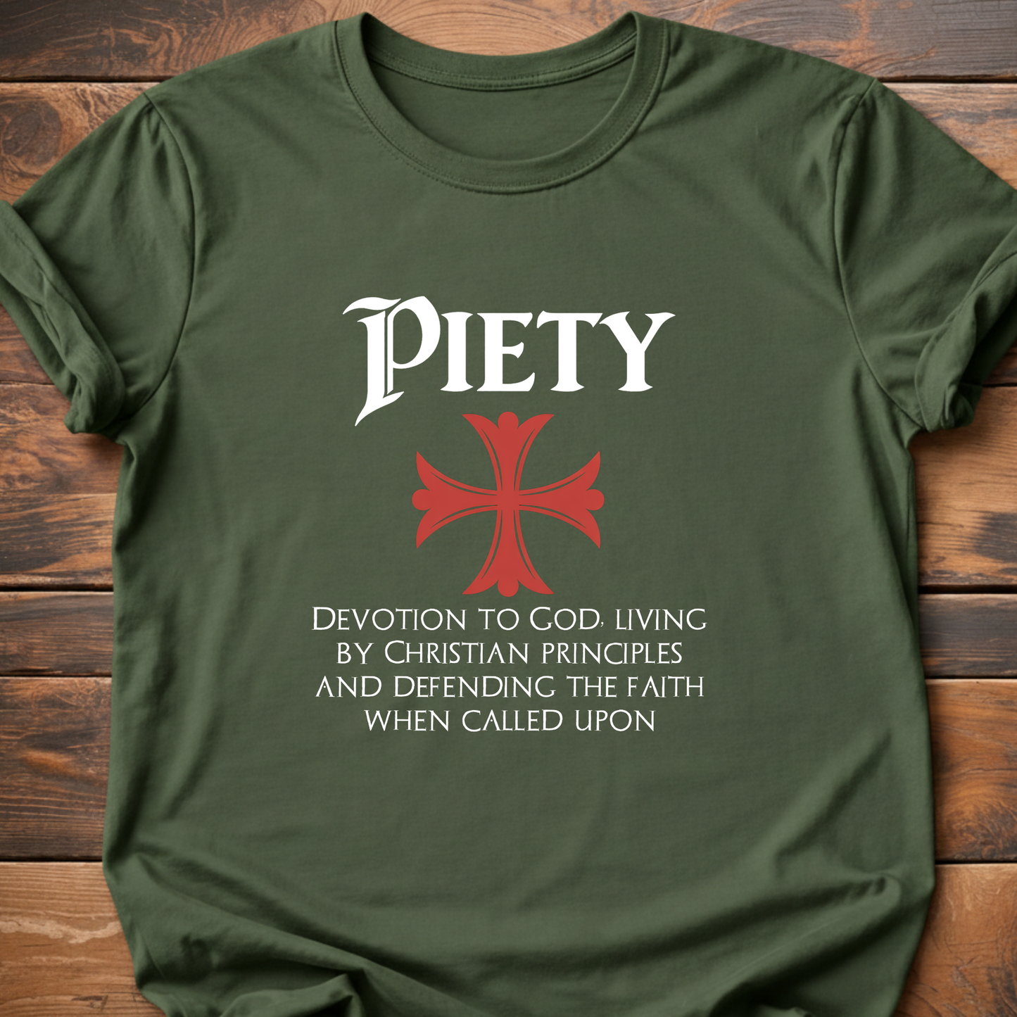 Virtues of Chivalry Piety T-Shirt
