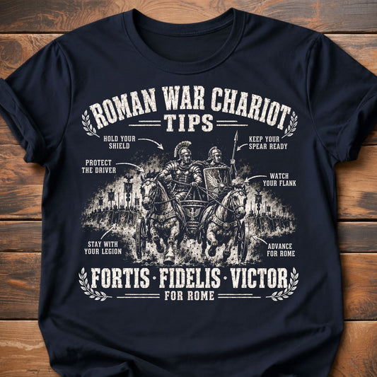 Roman War Chariot Tips T-Shirt