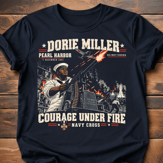 Dorie Miller Courage Under Fire T-Shirt