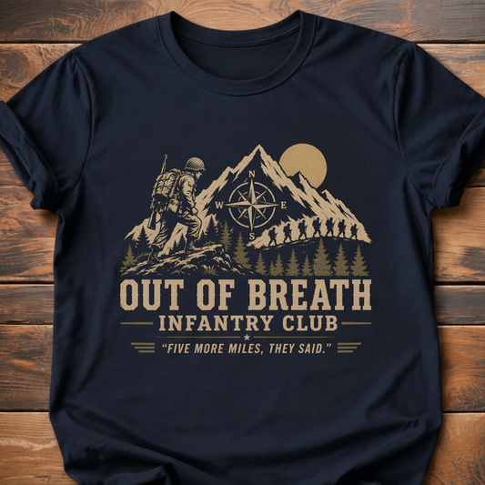 Out of Breath Infantry Club T-Shirt