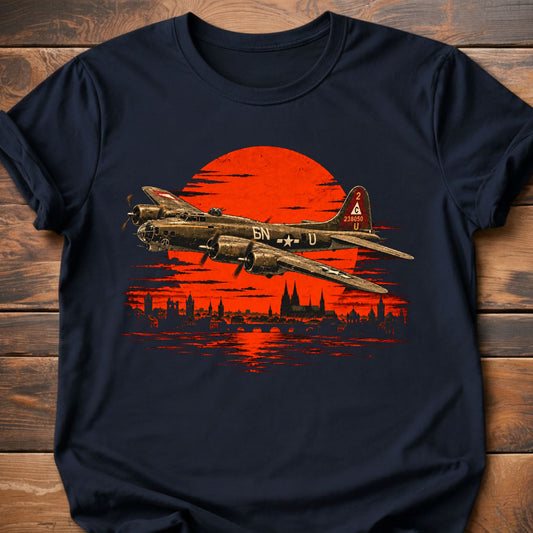B17 Sunset Over Europe T-Shirt