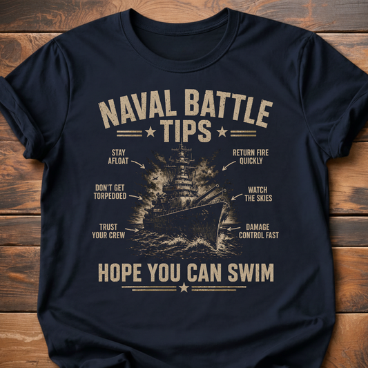 Naval Battle Tips T-Shirt