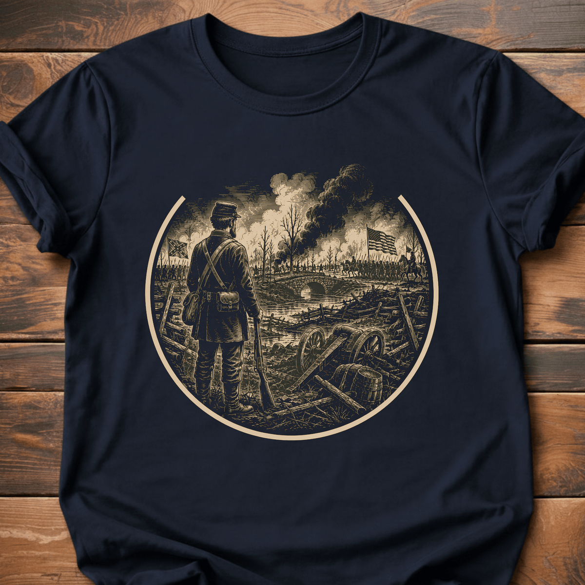 Fields of Valor Civil War T-Shirt