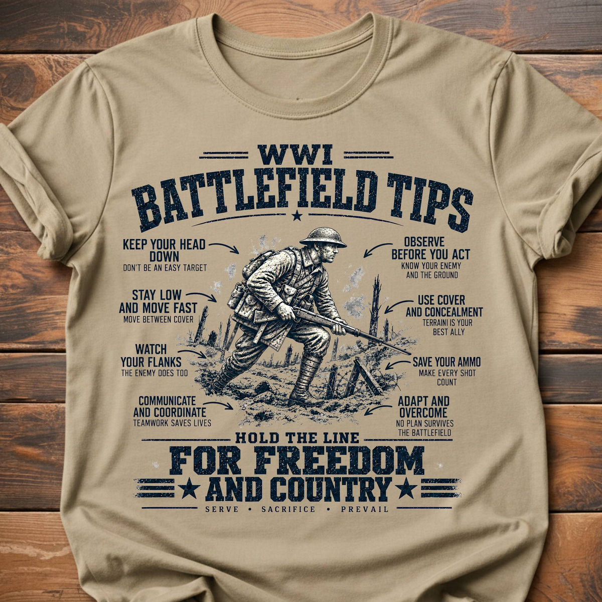 WWI Battlefield Tips T-Shirt