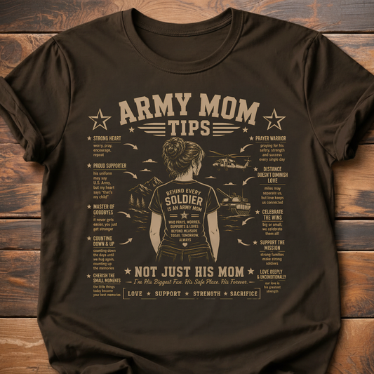 Army Mom Tips T-Shirt