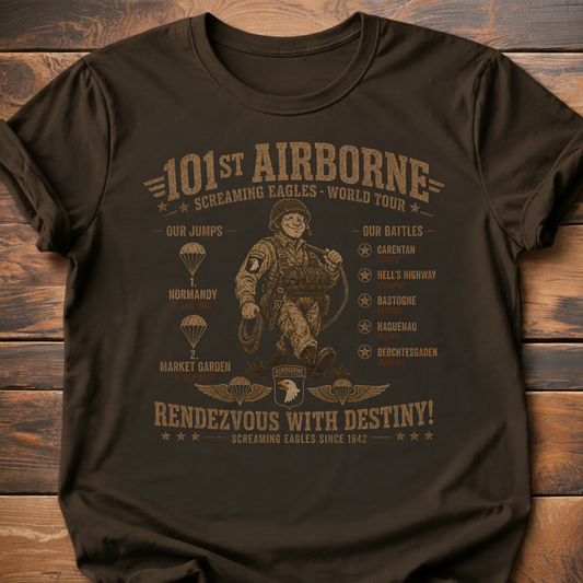 101st Airborne Would Tour T-Shirt