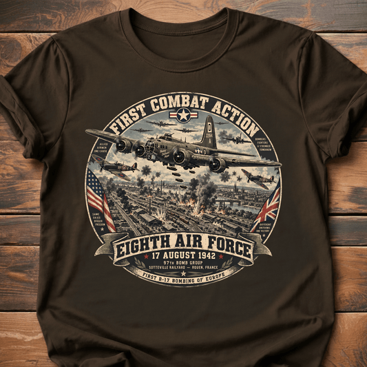 Eighth Airforce First Combat T-Shirt