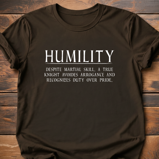 Virtues of Chivalry Humility T-Shirt