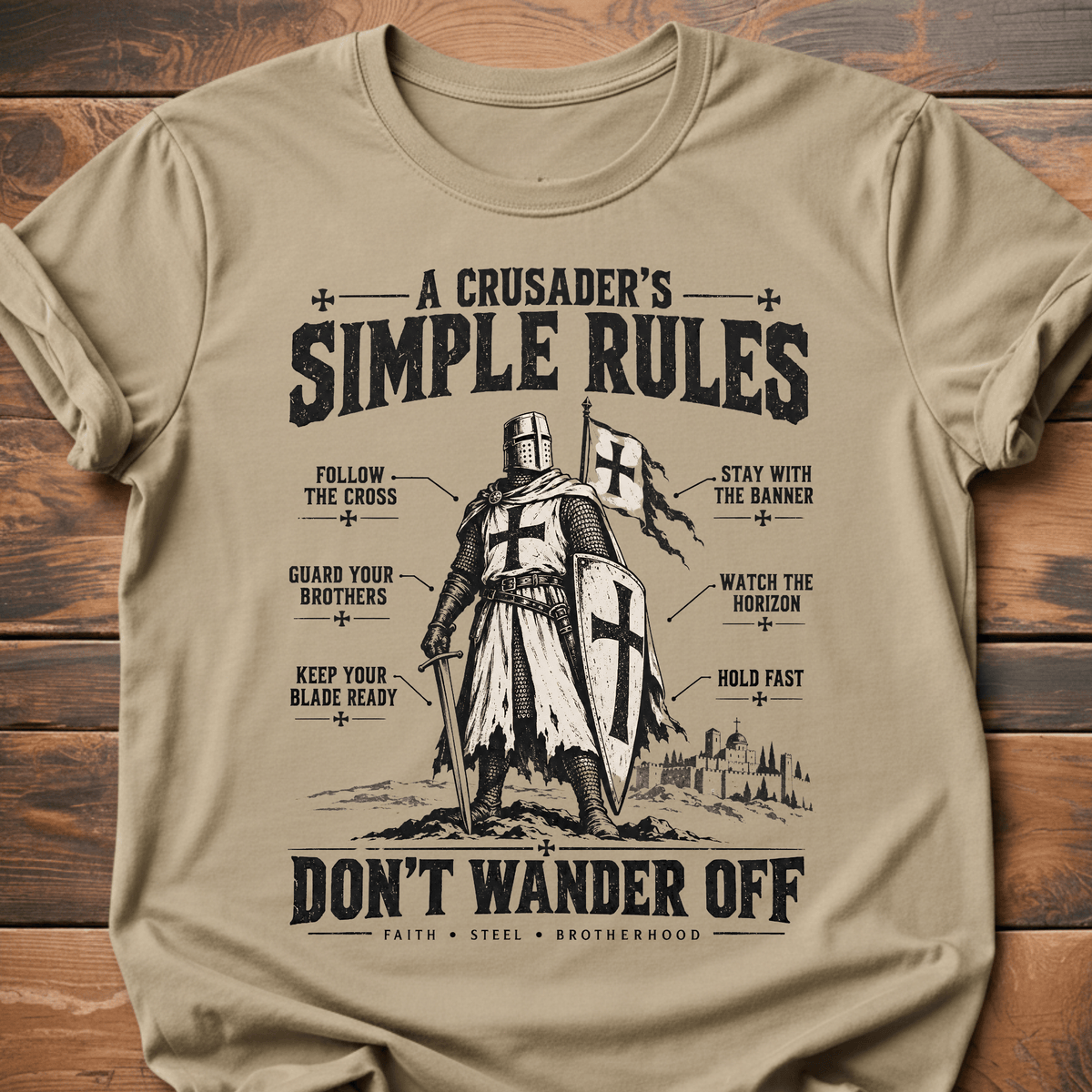 The Crusaders Simple Rules T-Shirt