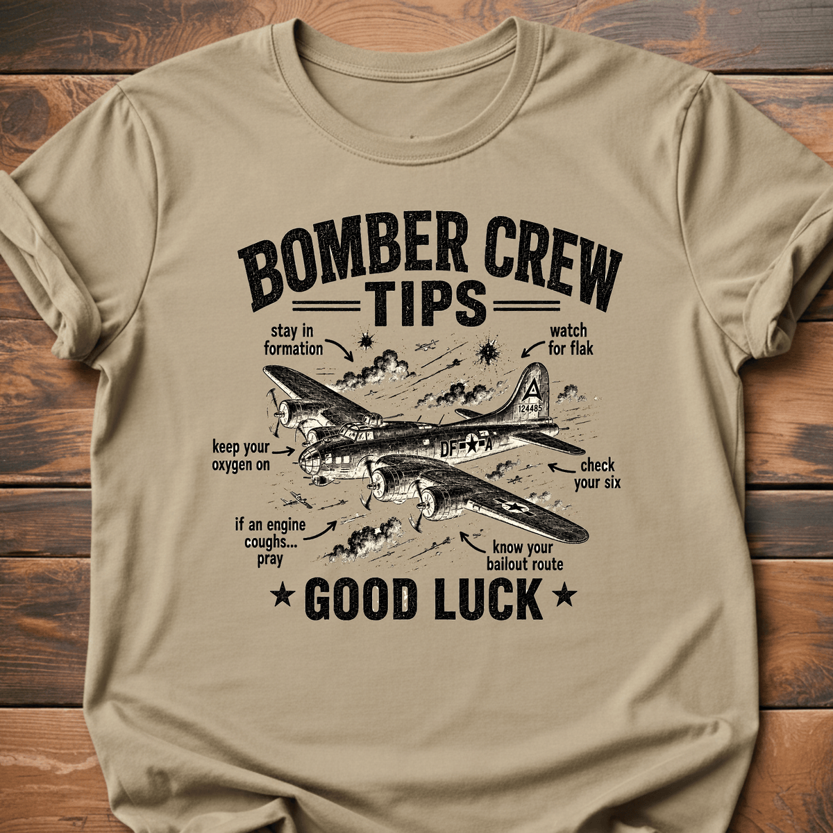 Bomber Crew Tips T-Shirt