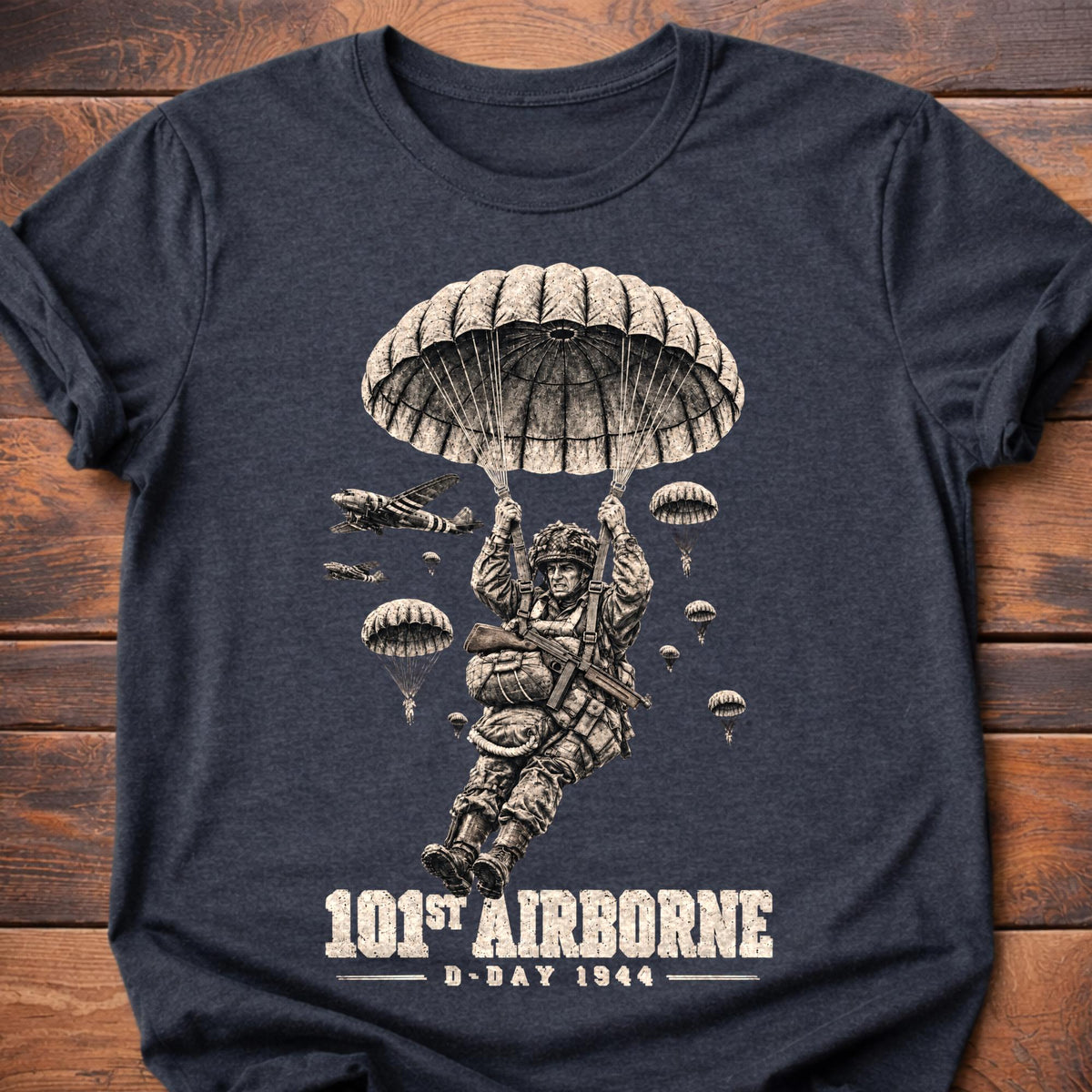 101st Airborne D-Day Graphic T-Shirt