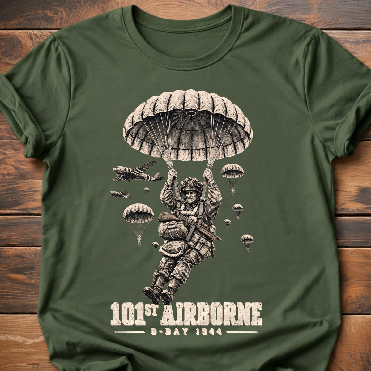 101st Airborne D-Day Graphic T-Shirt