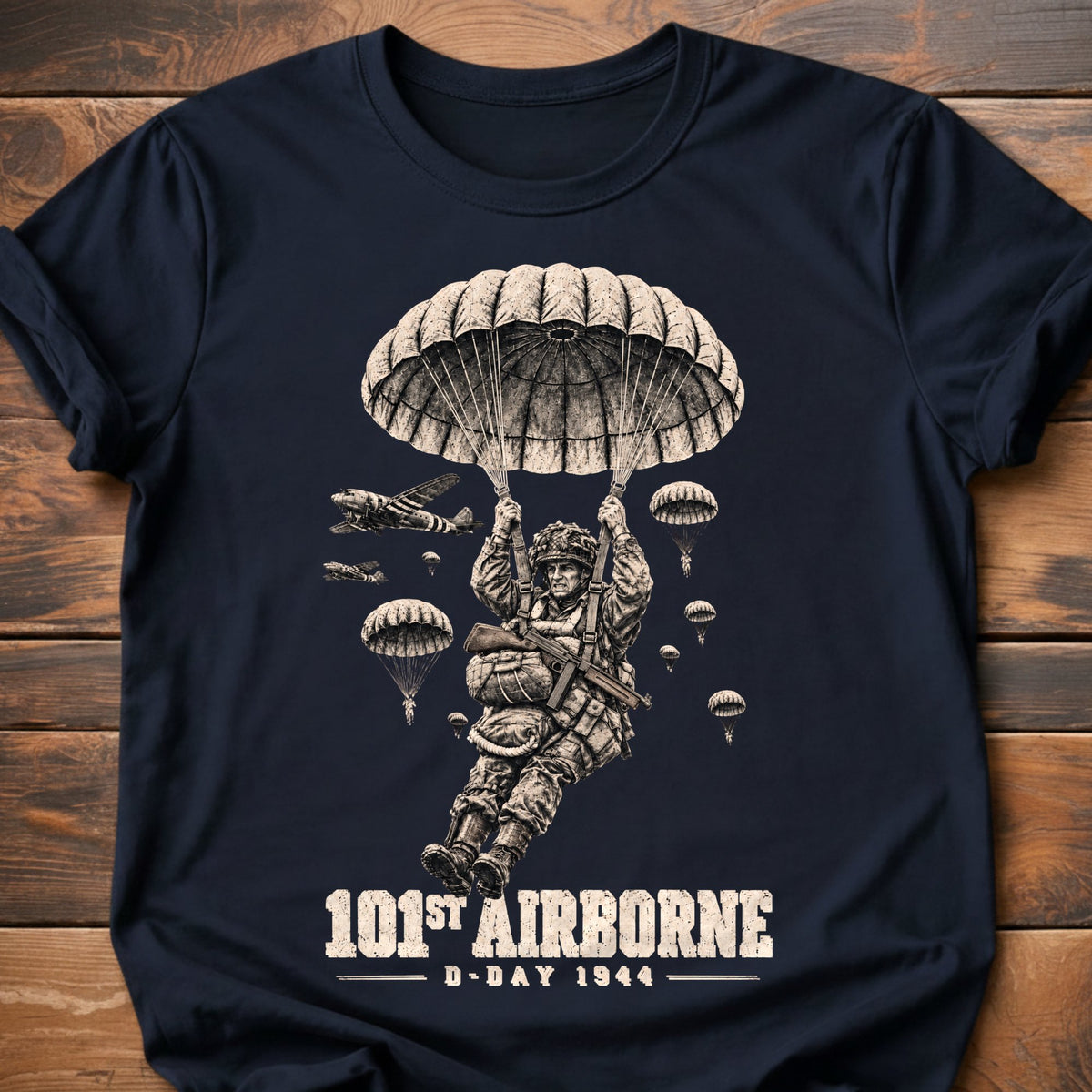 101st Airborne D-Day Graphic T-Shirt