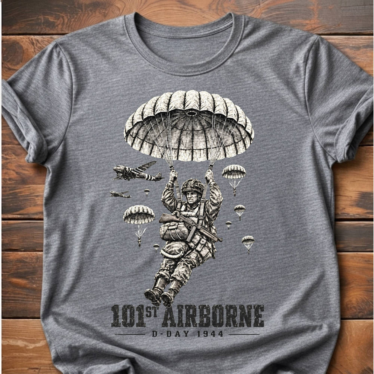 101st Airborne D-Day Graphic T-Shirt