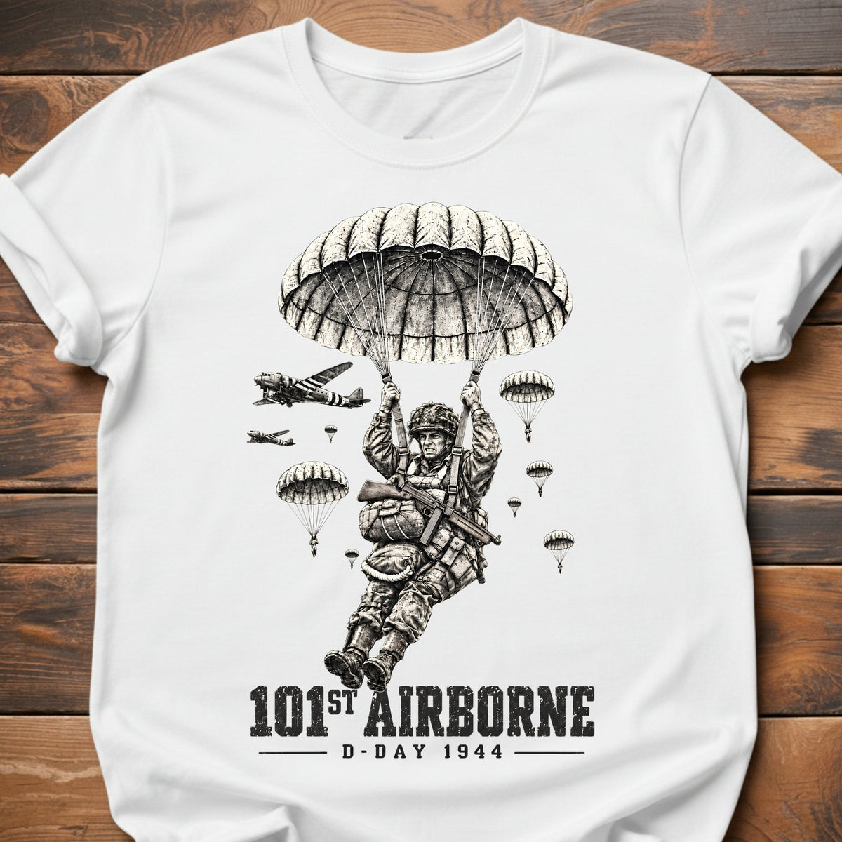 101st Airborne D-Day Graphic T-Shirt