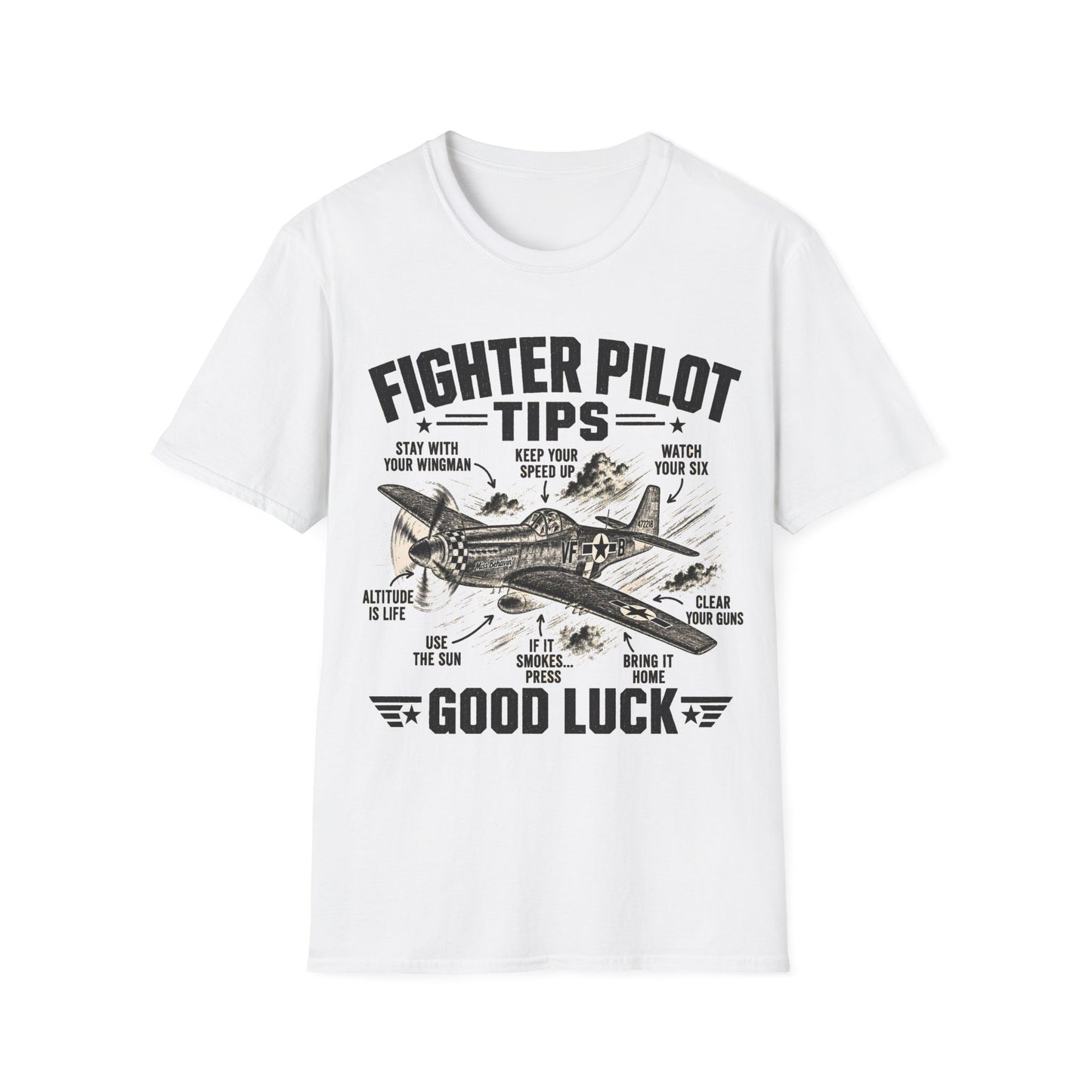 Fighter Pilot Tips T-Shirt