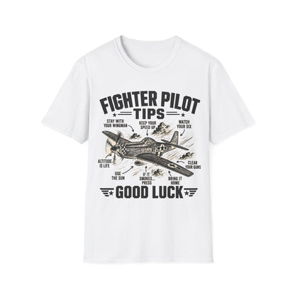 Fighter Pilot Tips T-Shirt