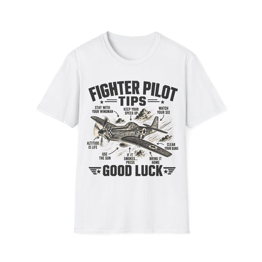 Fighter Pilot Tips T-Shirt